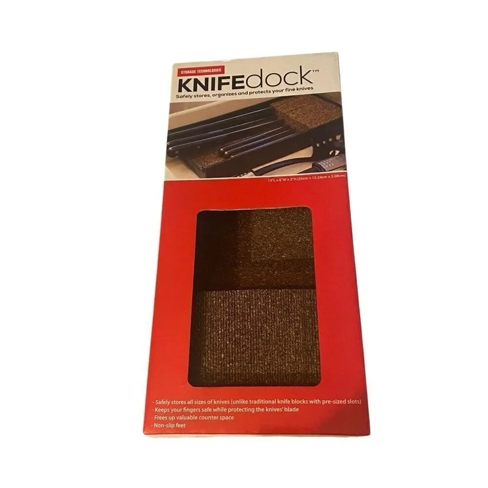 KNIFEdock‎ Kitchen Drawer Knife Storage Plastic Container